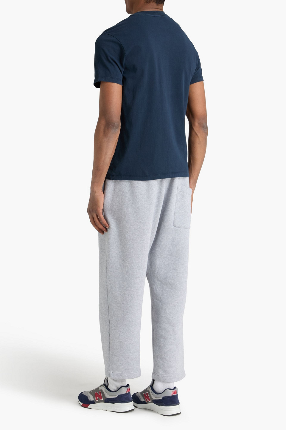  Sandro - Embroidered Cotton-jersey T-shirt - Blau - S 