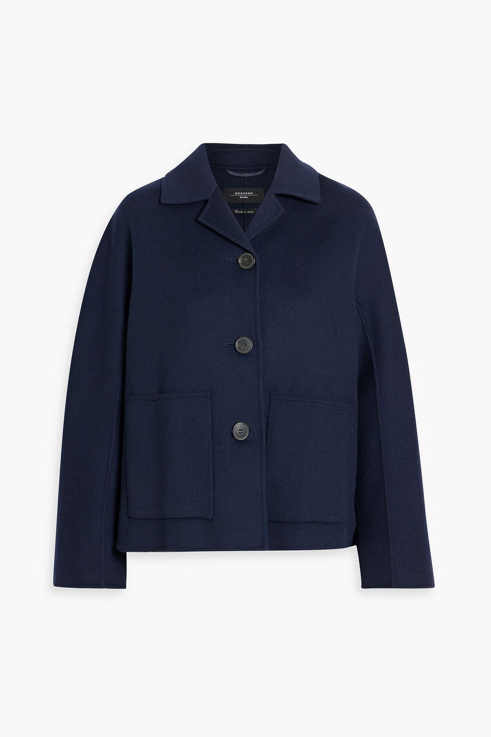 Weekend Max Mara Sale Wool-blend Jacket In Blue