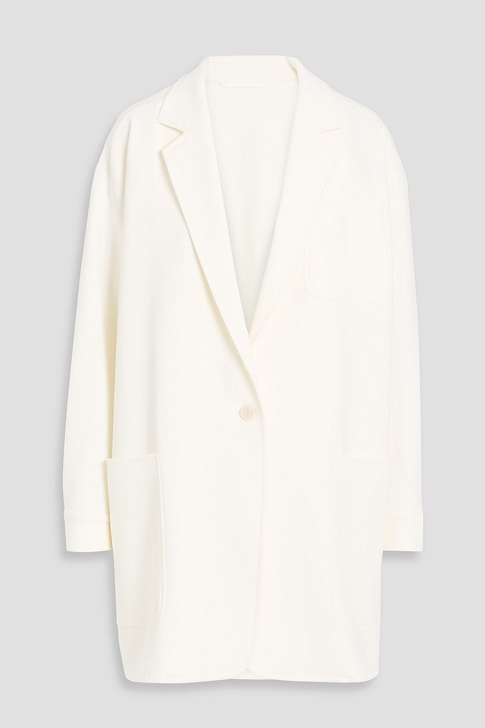 Max Mara Orlaya Wool-blend Blazer In White