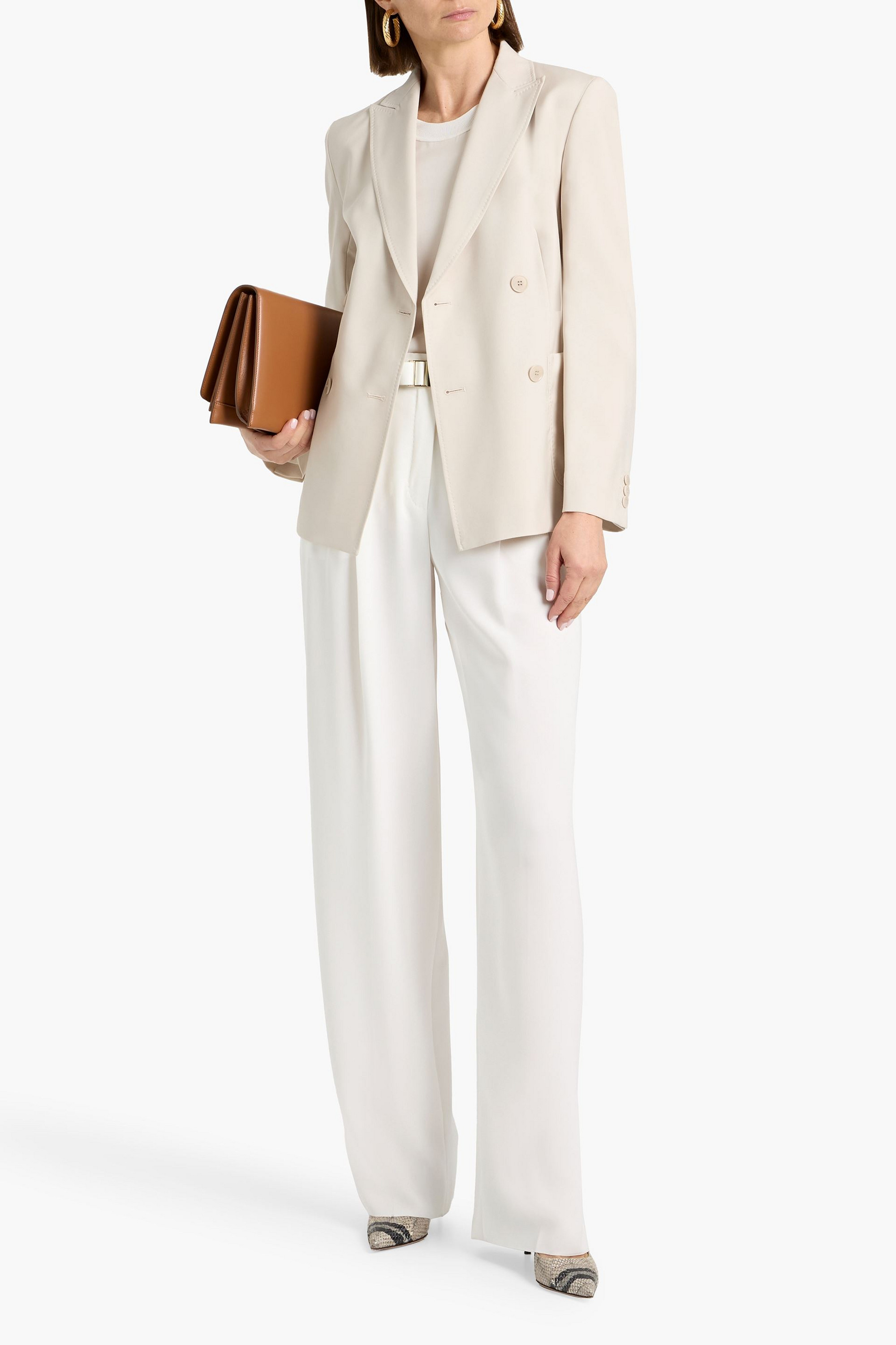 WEEKEND MAX MARA Nervoso double-breasted wool blazer