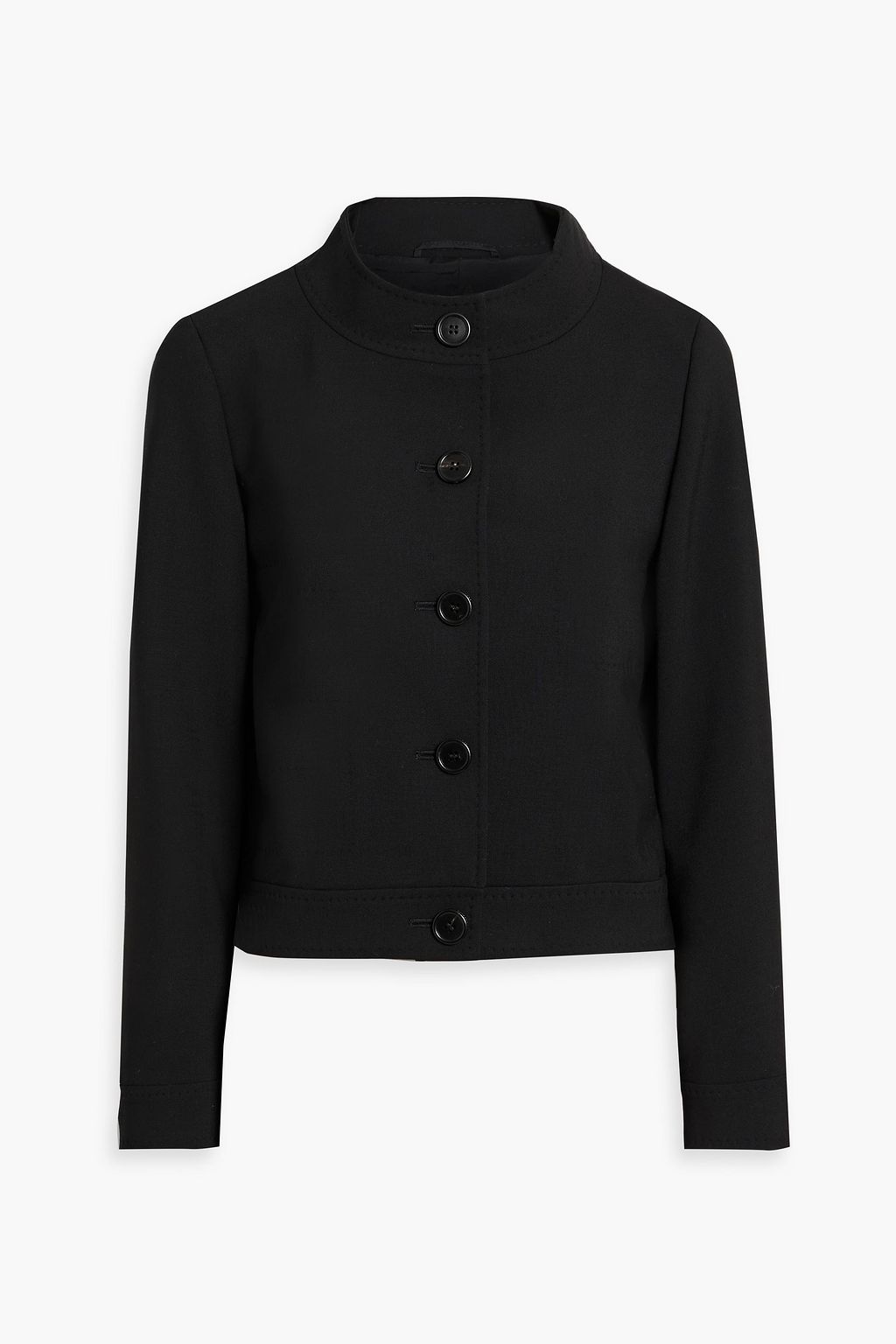 MAX MARA Lamine wool-blend crepe jacket | THE OUTNET