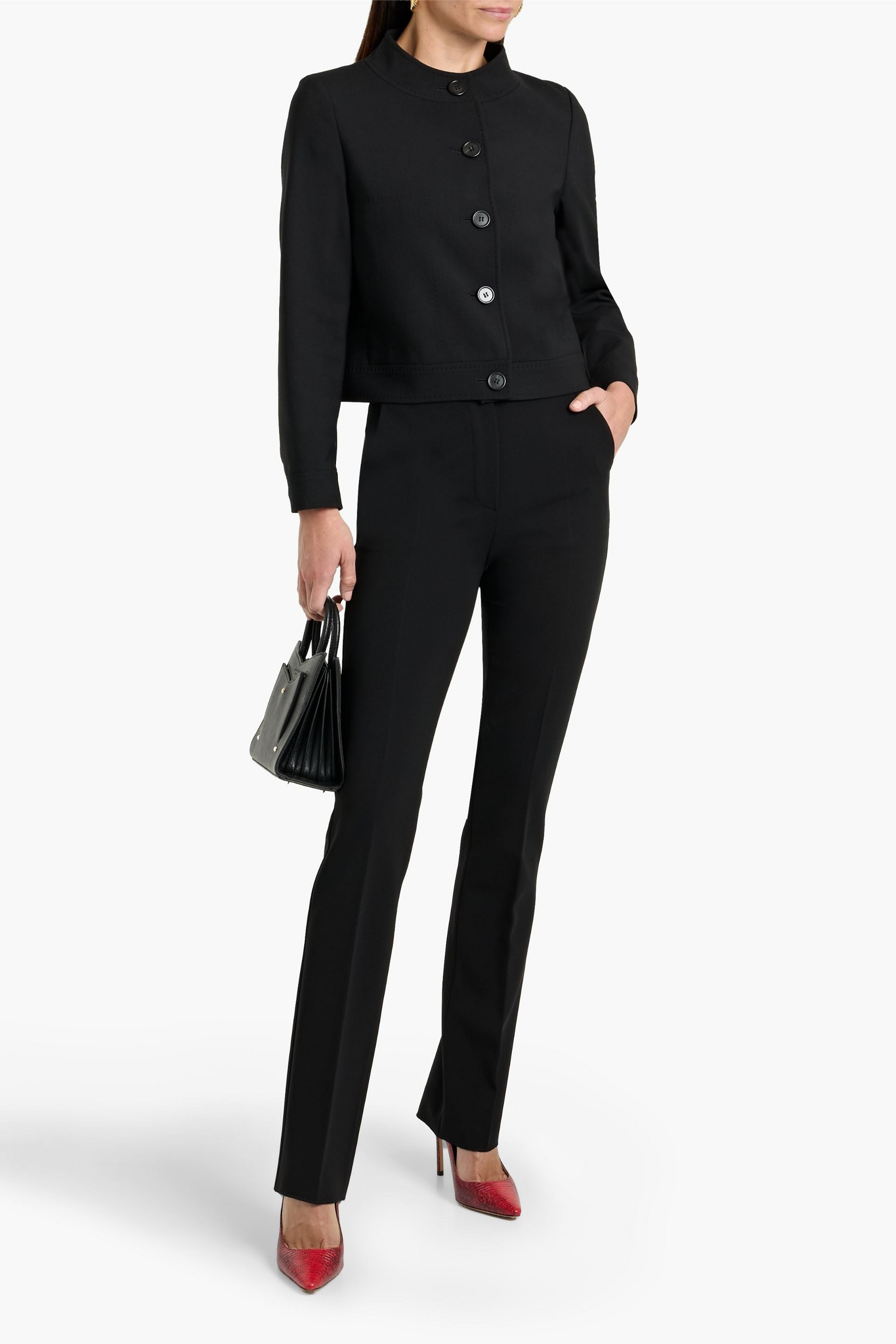 ラルママ *！ Max Mara - Lamine wool-blend crepe jacket | Plush