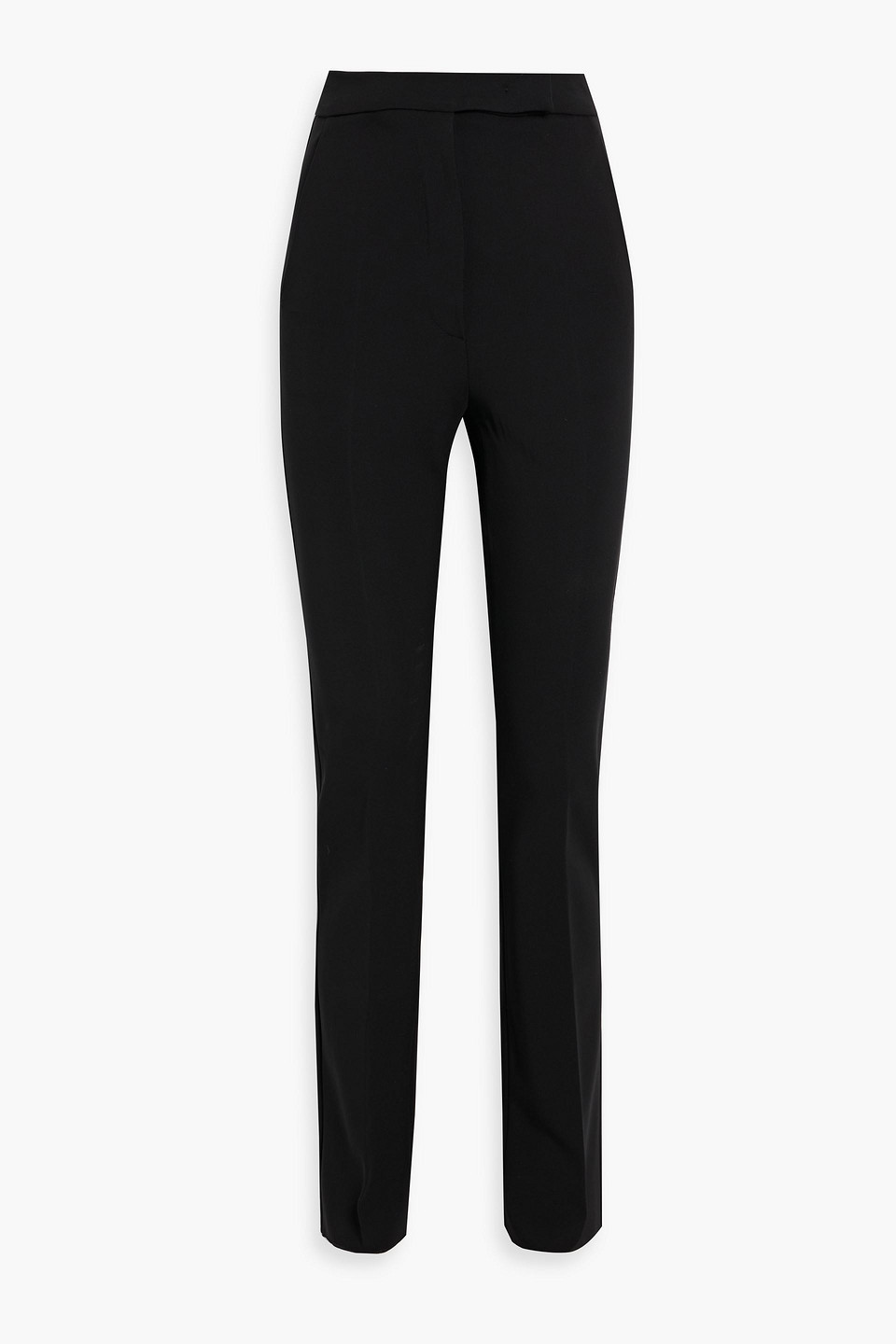 max mara - panteon jersey straight-leg pants - black - it 40