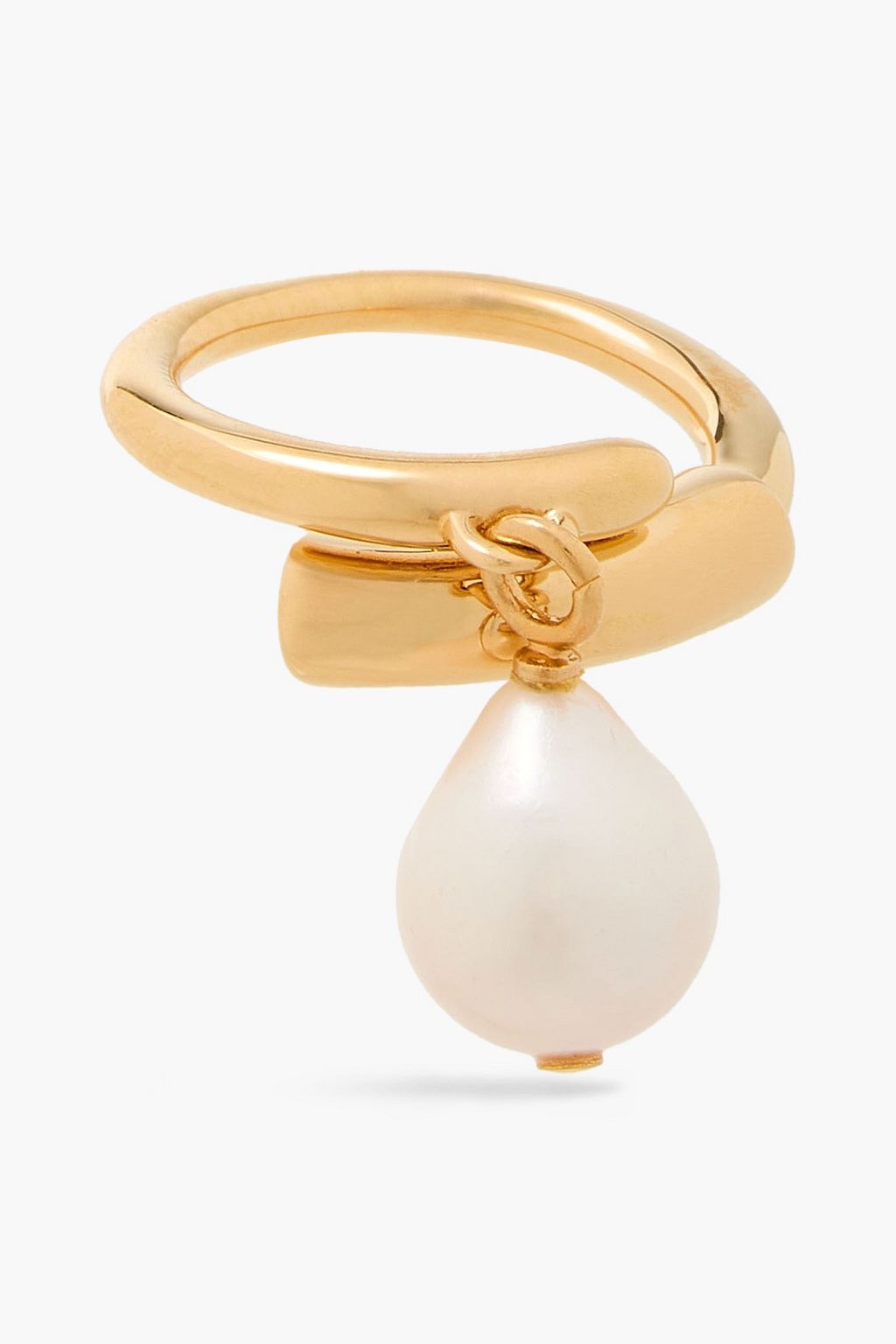 CHLOÉ Gold-tone freshwater pearl ring | THE OUTNET