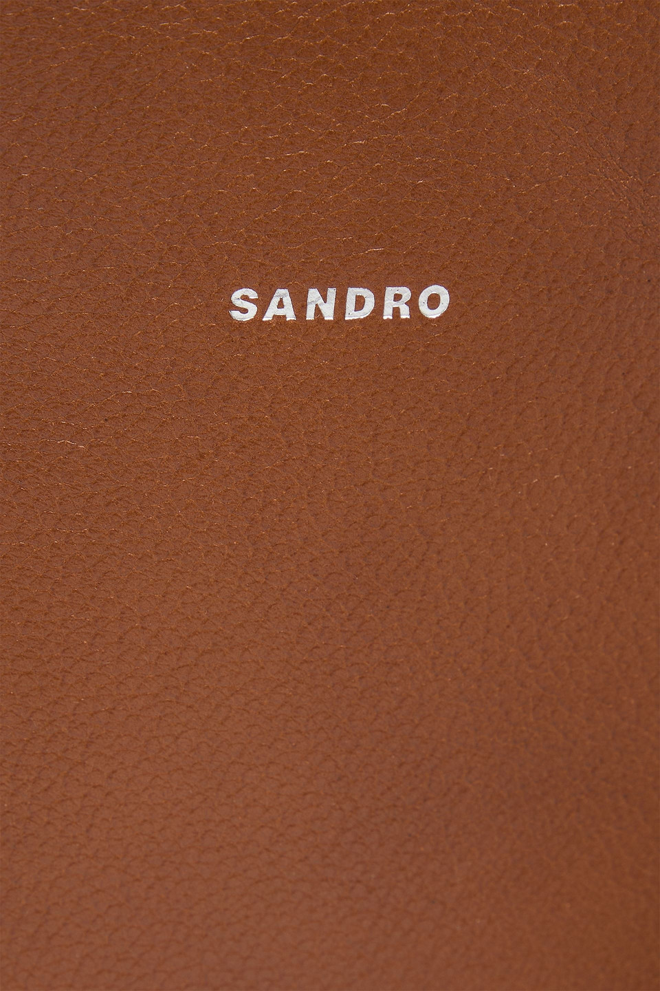  Sandro - Messenger Bag Aus Narbenleder - Braun - Onesize 