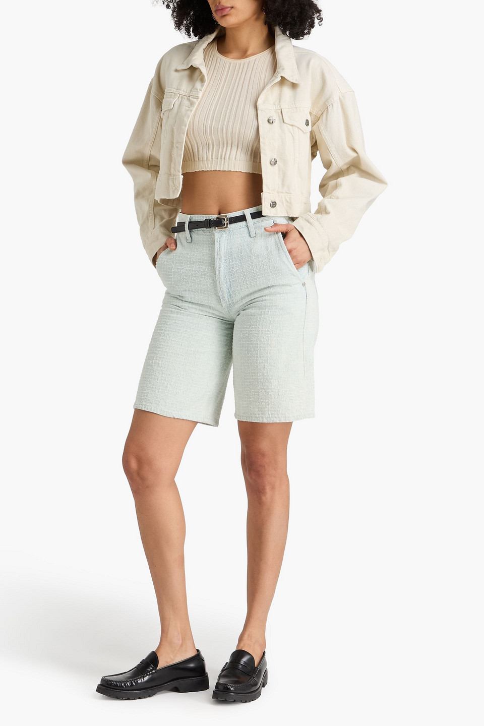  Rag & Bone - Mckenna Denim Shorts - Blue - 27 