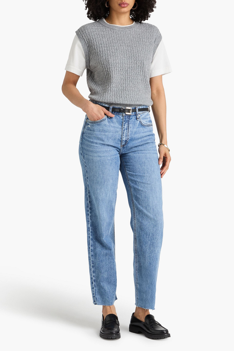  Rag & Bone - Boyfriend-jeans „dre“ - Blau - 23 