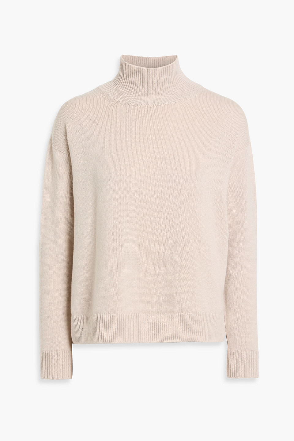 max mara - marta wool and cashmere-blend turtleneck sweater - neutral - xs