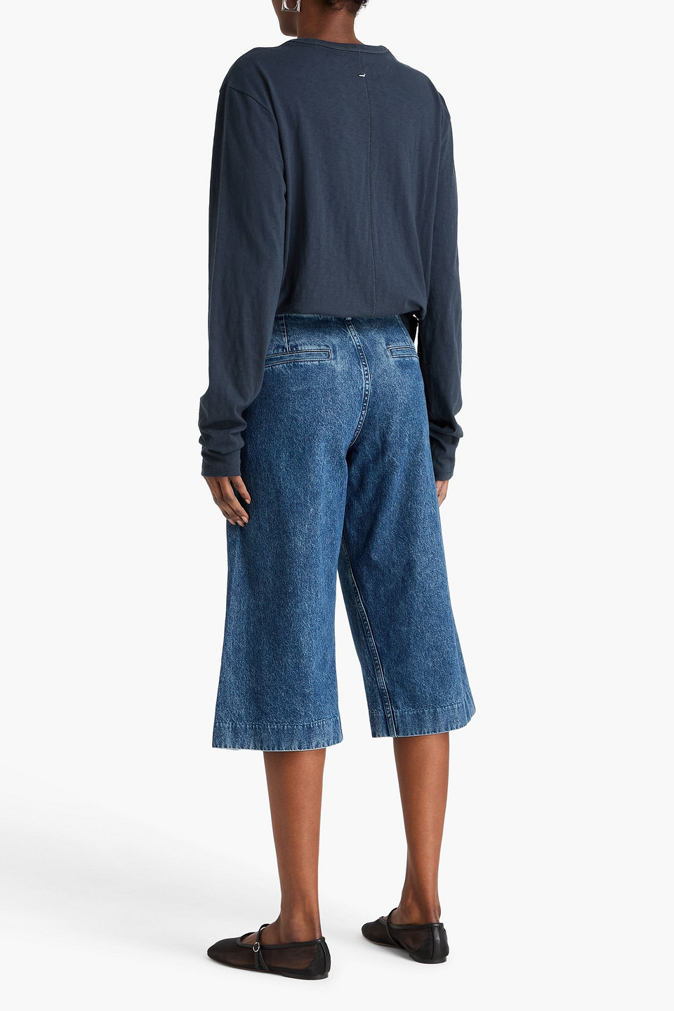  Rag & Bone - Jamie Denim Culottes - Blue - 24 