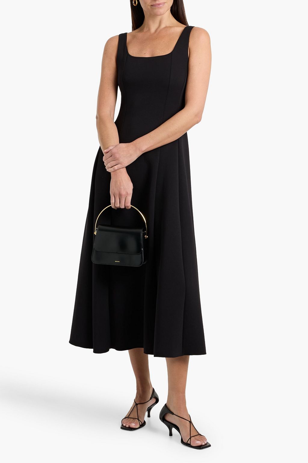 S MAX MARA Platani cotton-blend jersey midi dress | THE OUTNET