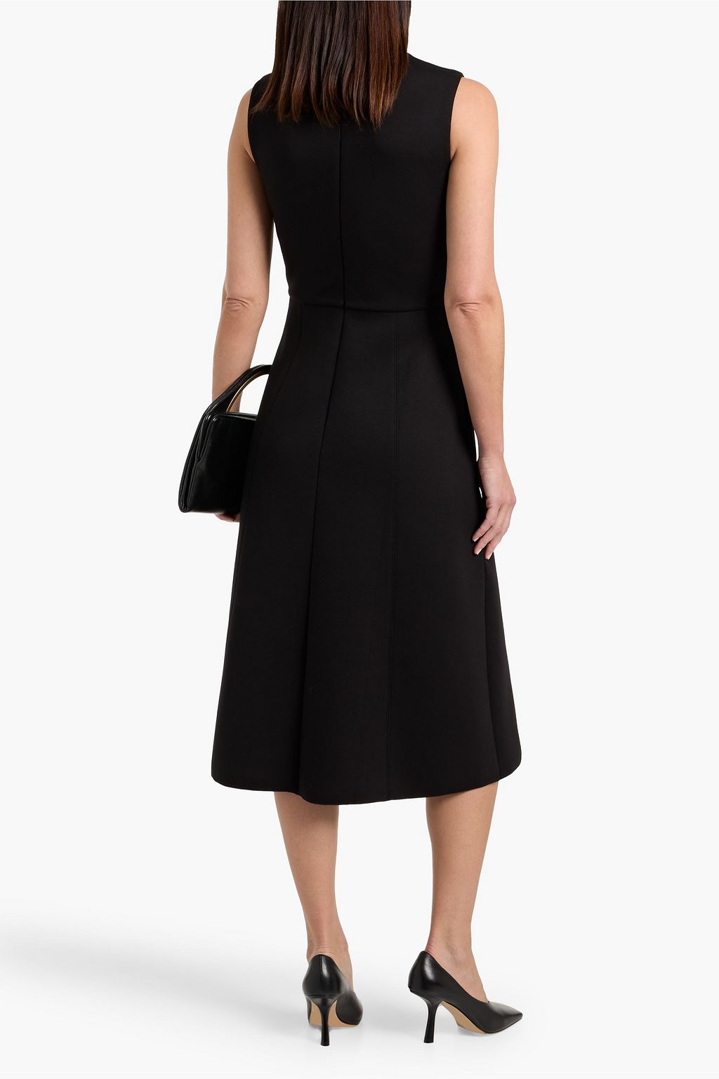 Max Mara Women's Maremar Jersey Midi Dress - Black - Size XS Max Mara Women's Maremar Jersey Midi Dress - Black - Size XS