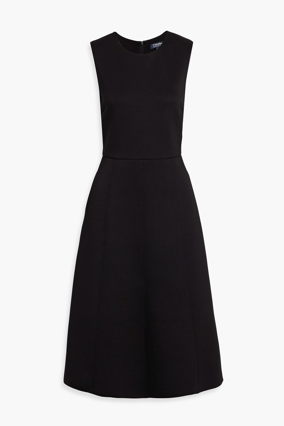 Max Mara Zigote Jersey Midi Dress In Black