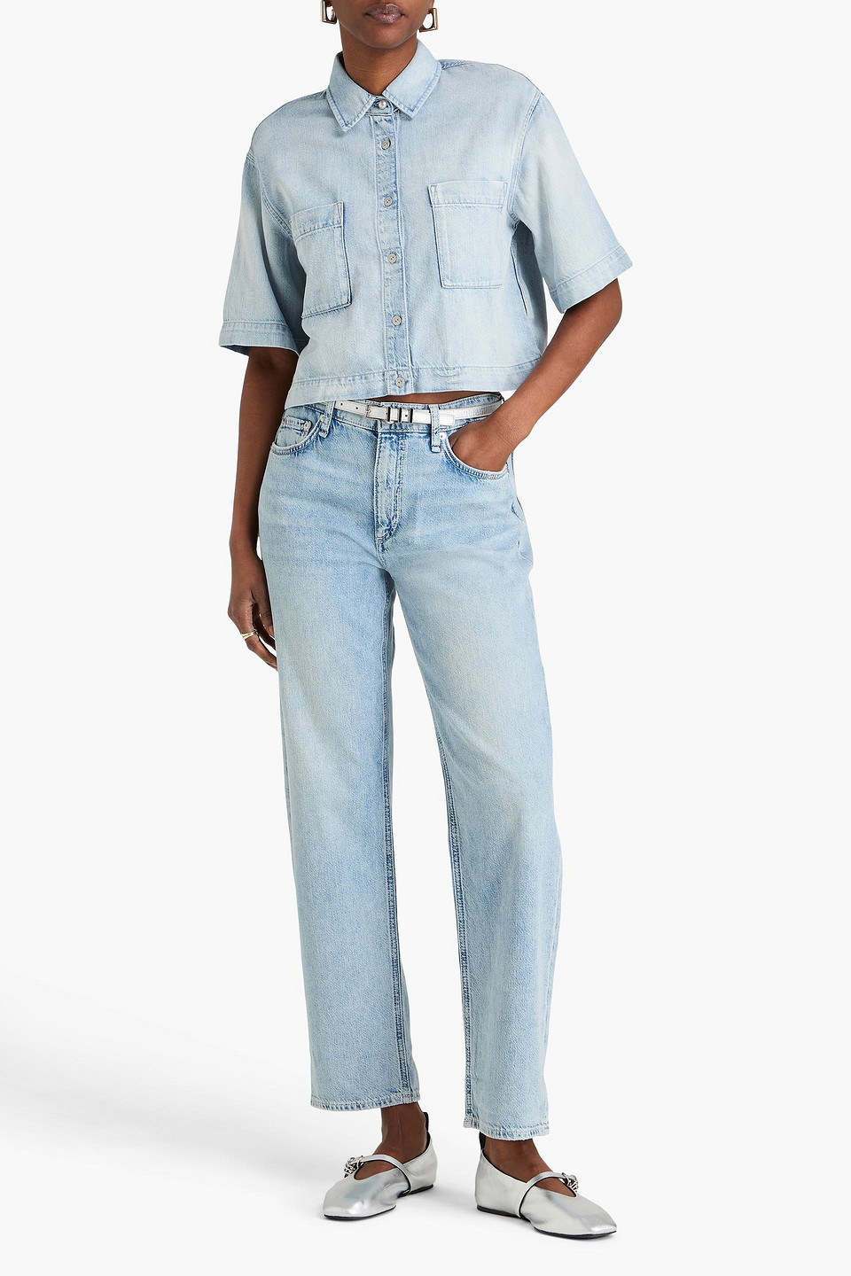  Rag & Bone - Jeanshemd „lenna“ - Blau - S 