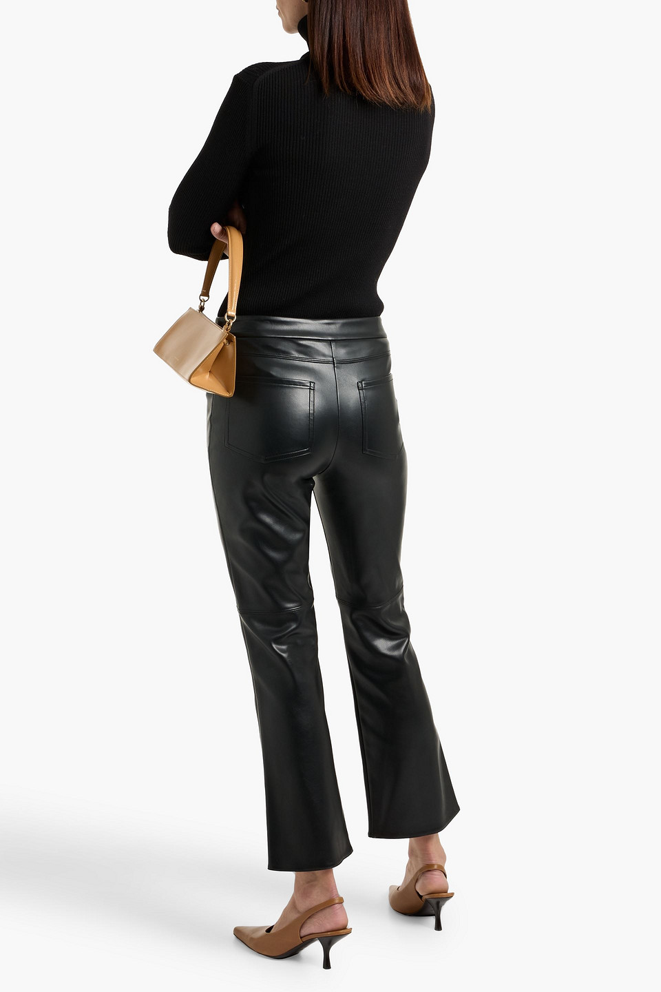 Max Mara Sublime Flared Pants In Black