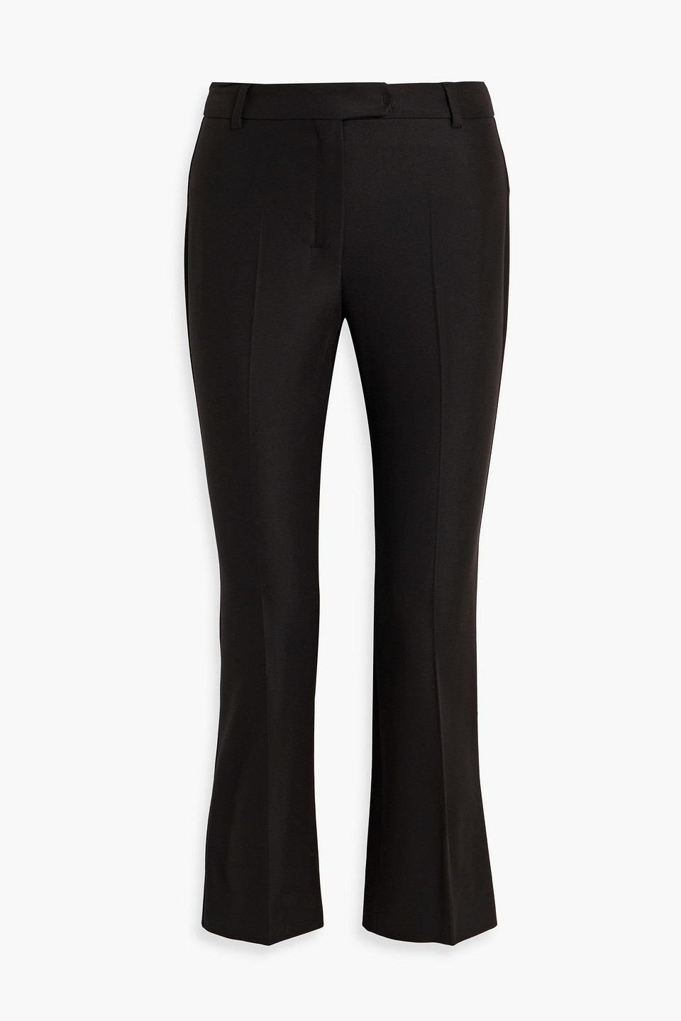 Max Mara Fatina Twill Kick-flare Pants In Black