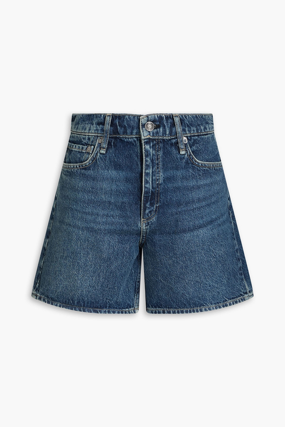 rag & bone - kaia denim shorts - blue - 25