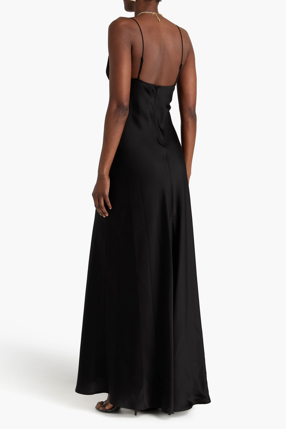  Simkhai - Drapierte Robe Aus Satin - Schwarz - Us 8 