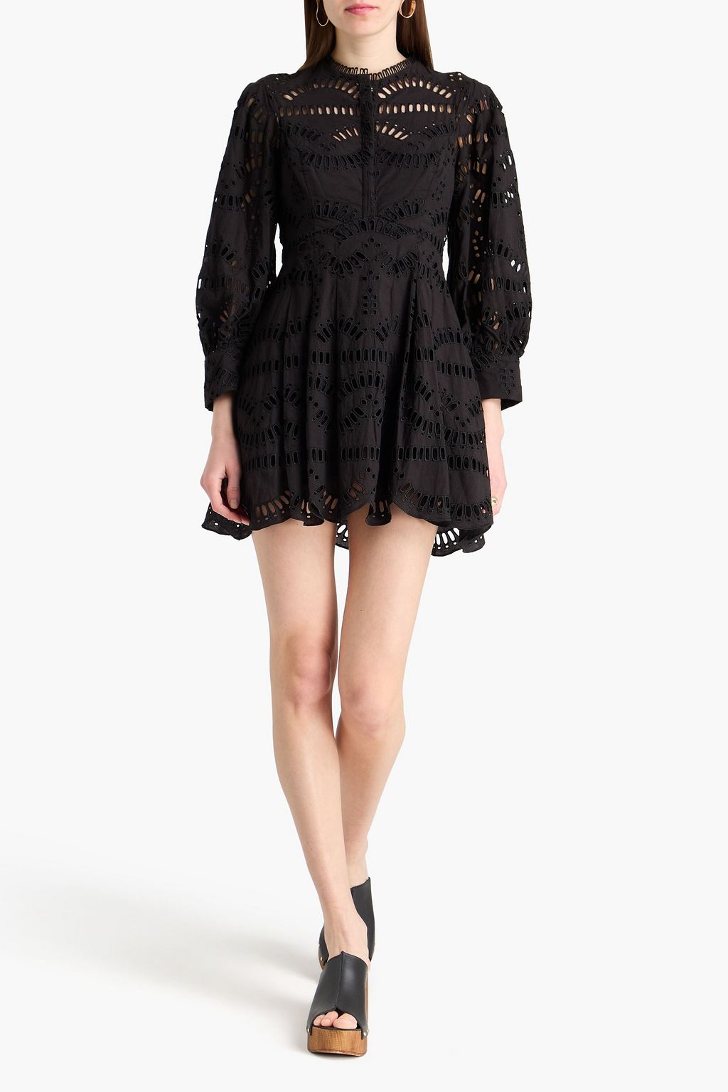 blue jacquard mini dress Graceful Appearance Jacquard Mini Dress in Sky Blue