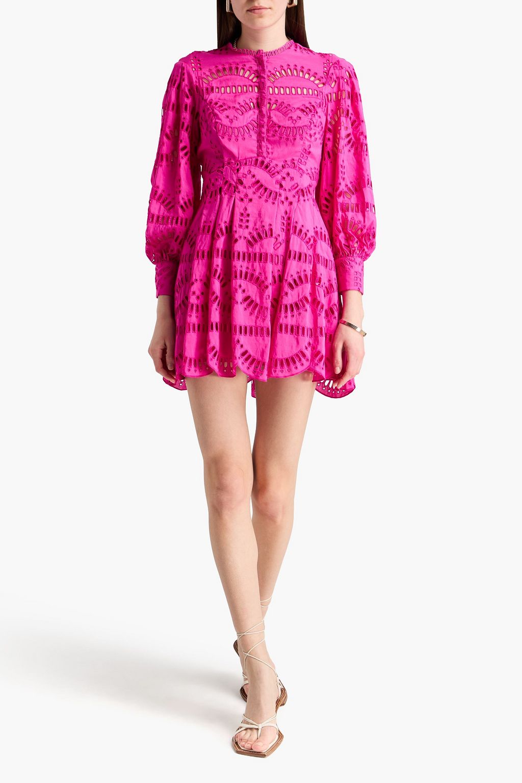 CHARO RUIZ IBIZA Franca broderie anglaise mini dress | THE OUTNET