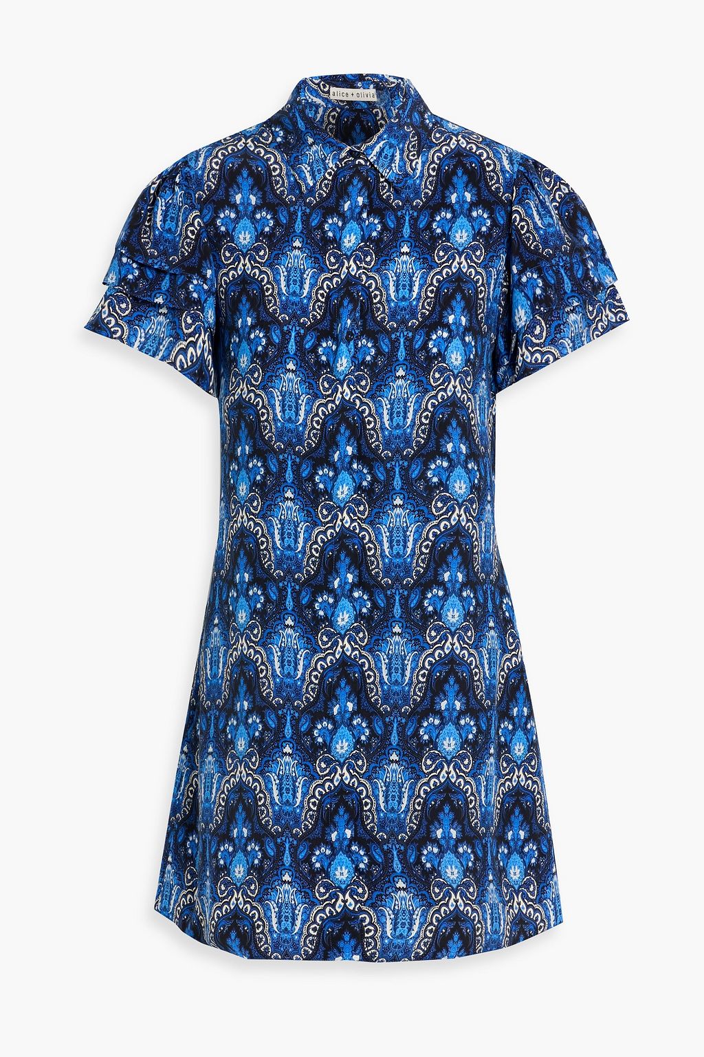best dressing for blue cheese salad Alice + Olivia Coley Vegan Leather Dress