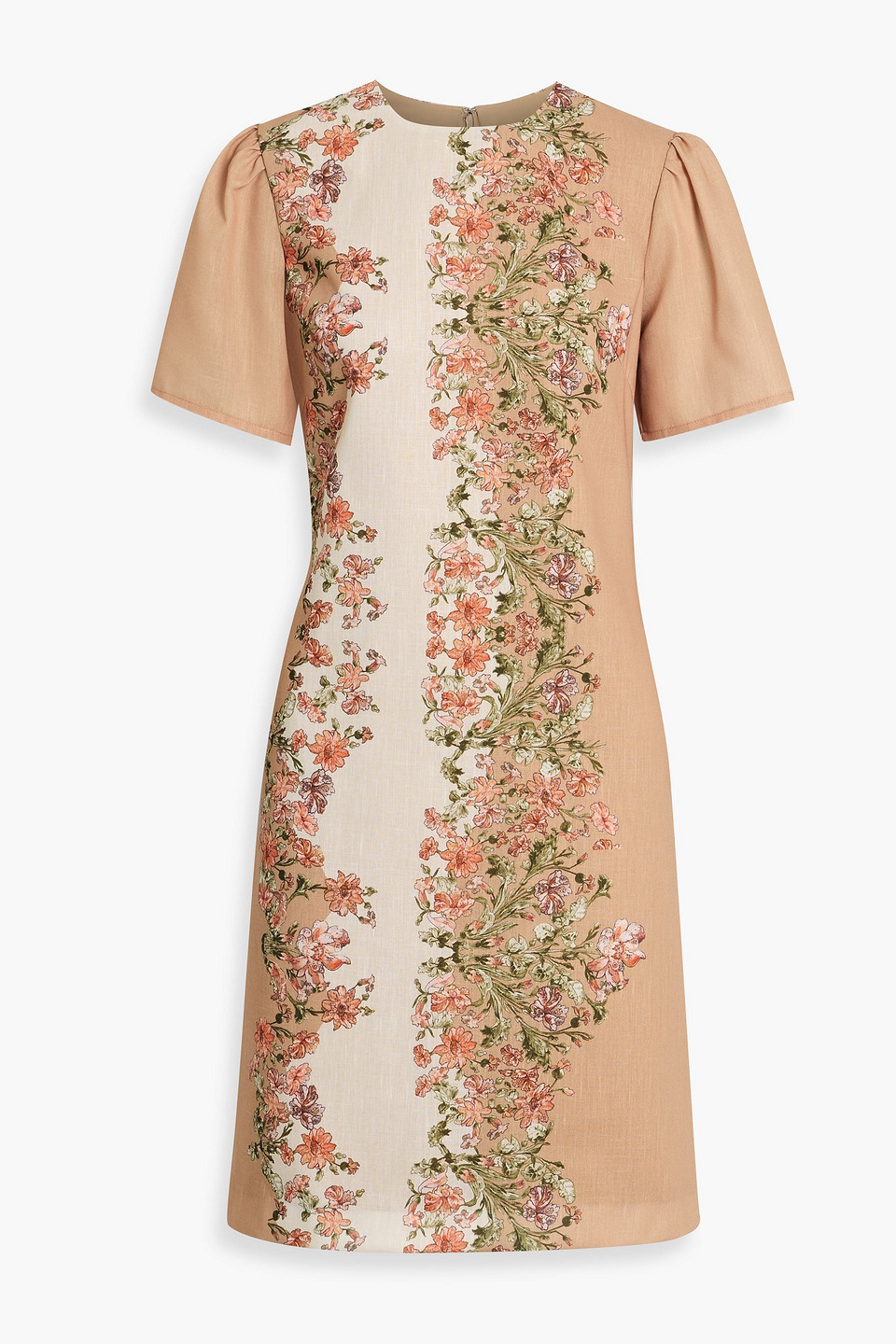 mikael aghal - floral-print woven dress - neutral - us 0