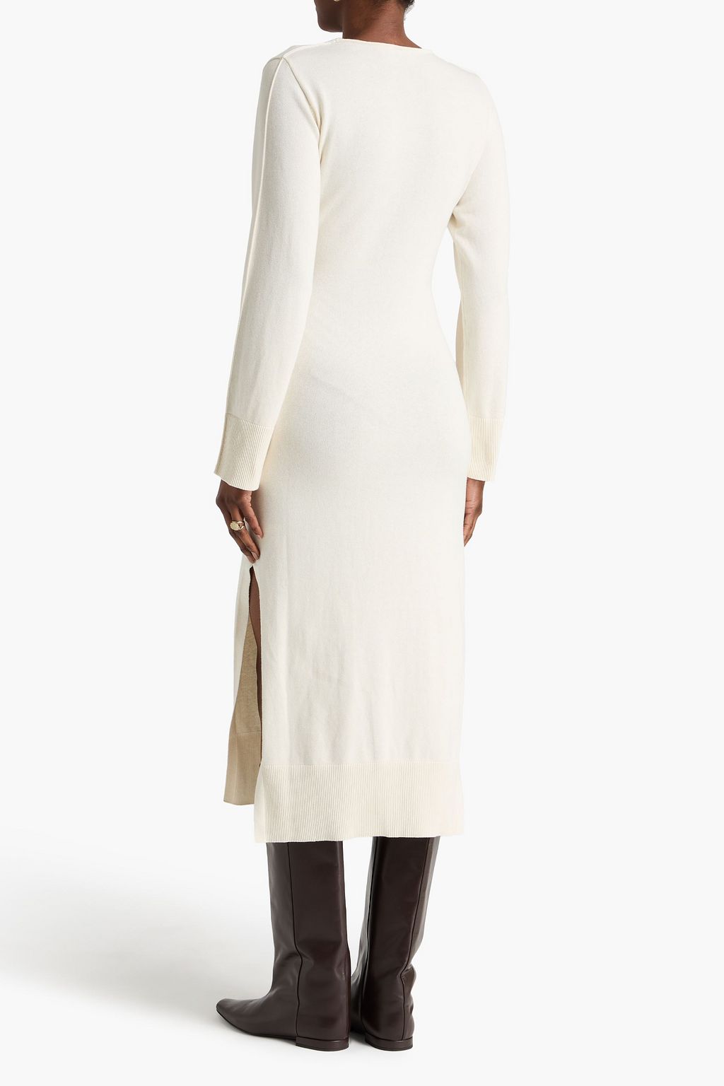 Simkhai Women's Knitted Skyla Dress in Ivory, Size Small