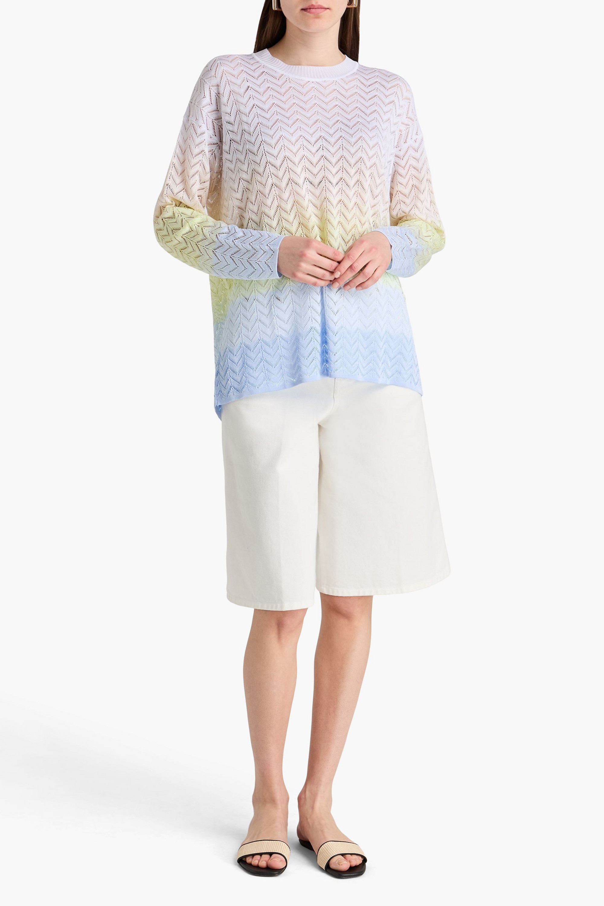 Missoni Dégradé crochet-knit sweater