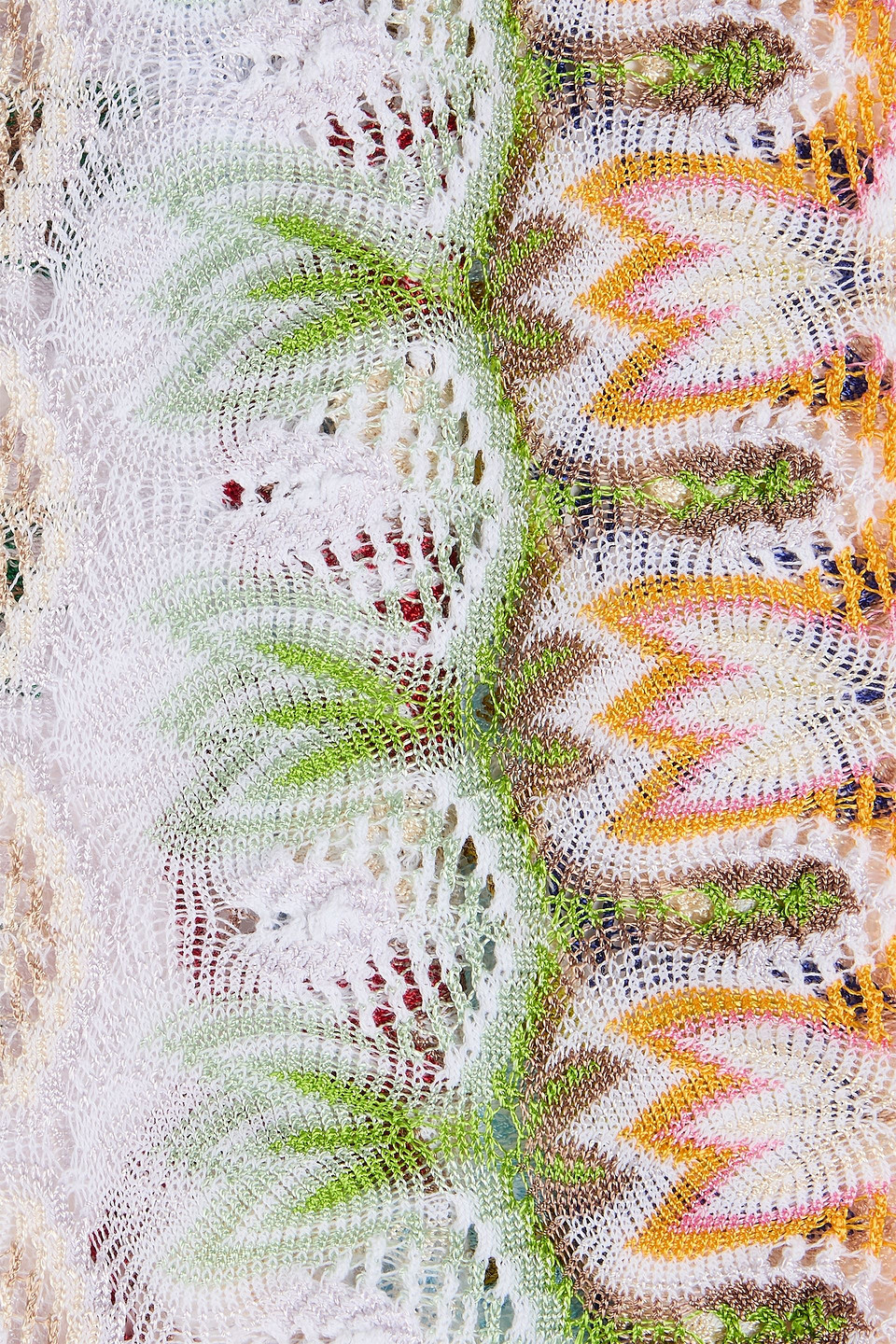  Missoni - Schal Aus Häkelstrick Mit Fransen - Bunt - Onesize 