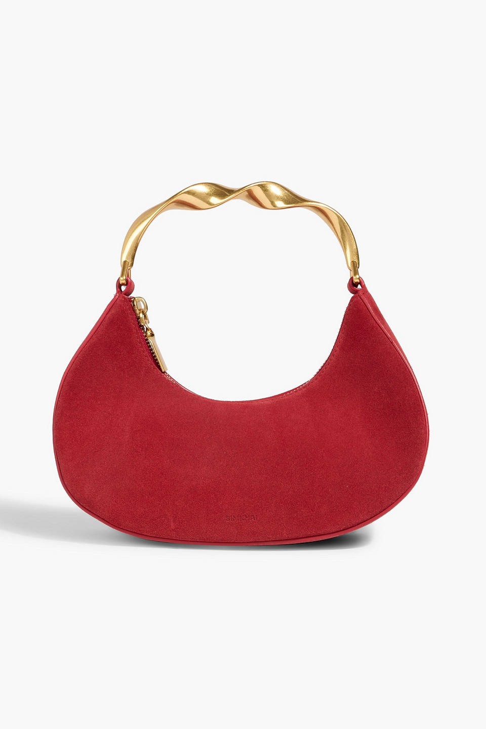 Simkhai Nixi Suede Tote In Red