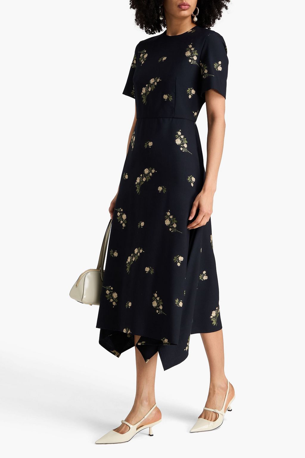 loveshackfancy mini dress Lomina Fragrance Print Silk Mini Dress- Women's Designer Luxury Dresses main image 0