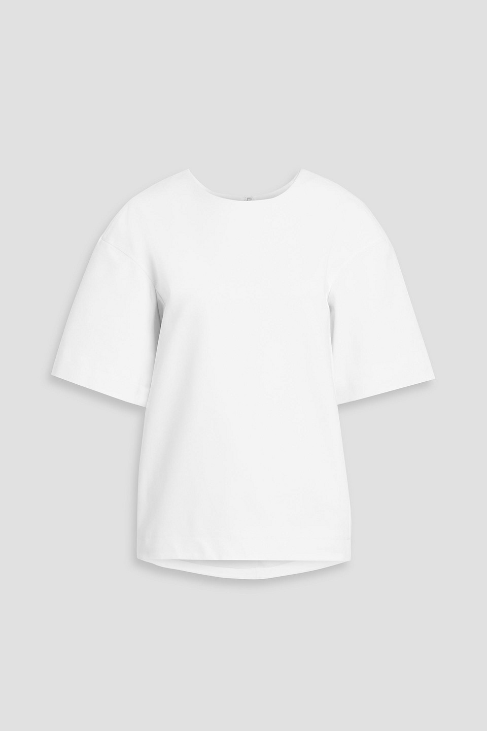 simkhai - aude cotton-blend poplin top - white - s