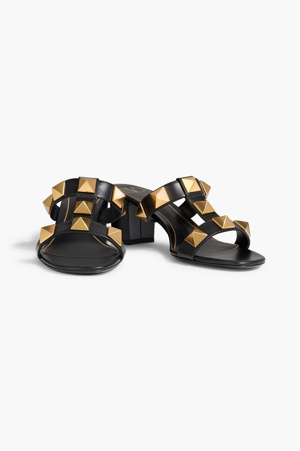 VALENTINO GARAVANI Rockstud leather mules | THE OUTNET