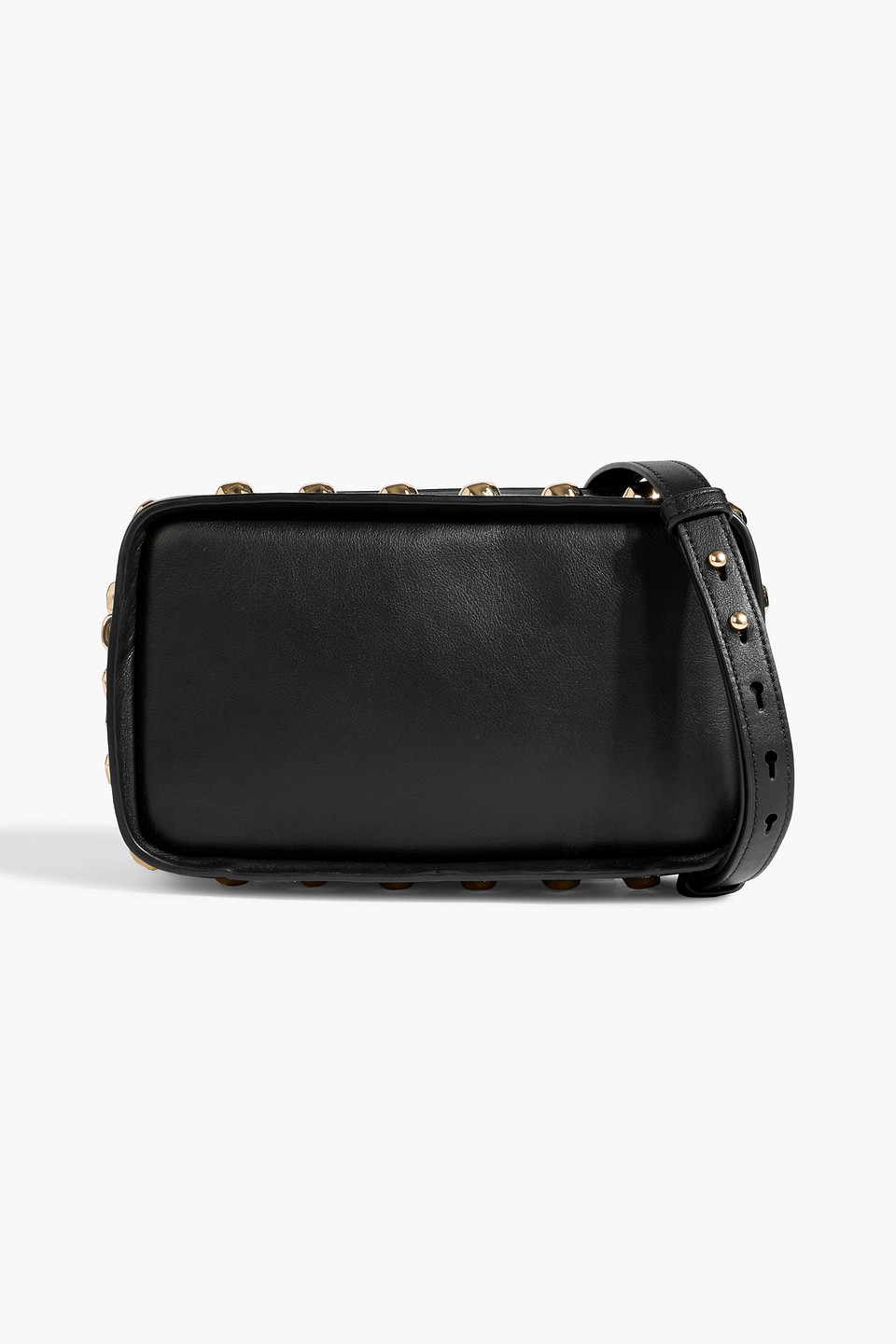 simkhai - amaya studded leather cross-body bag - black - onesize