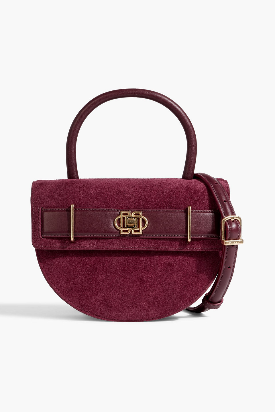 simkhai - roan suede cross body bag - burgundy - onesize