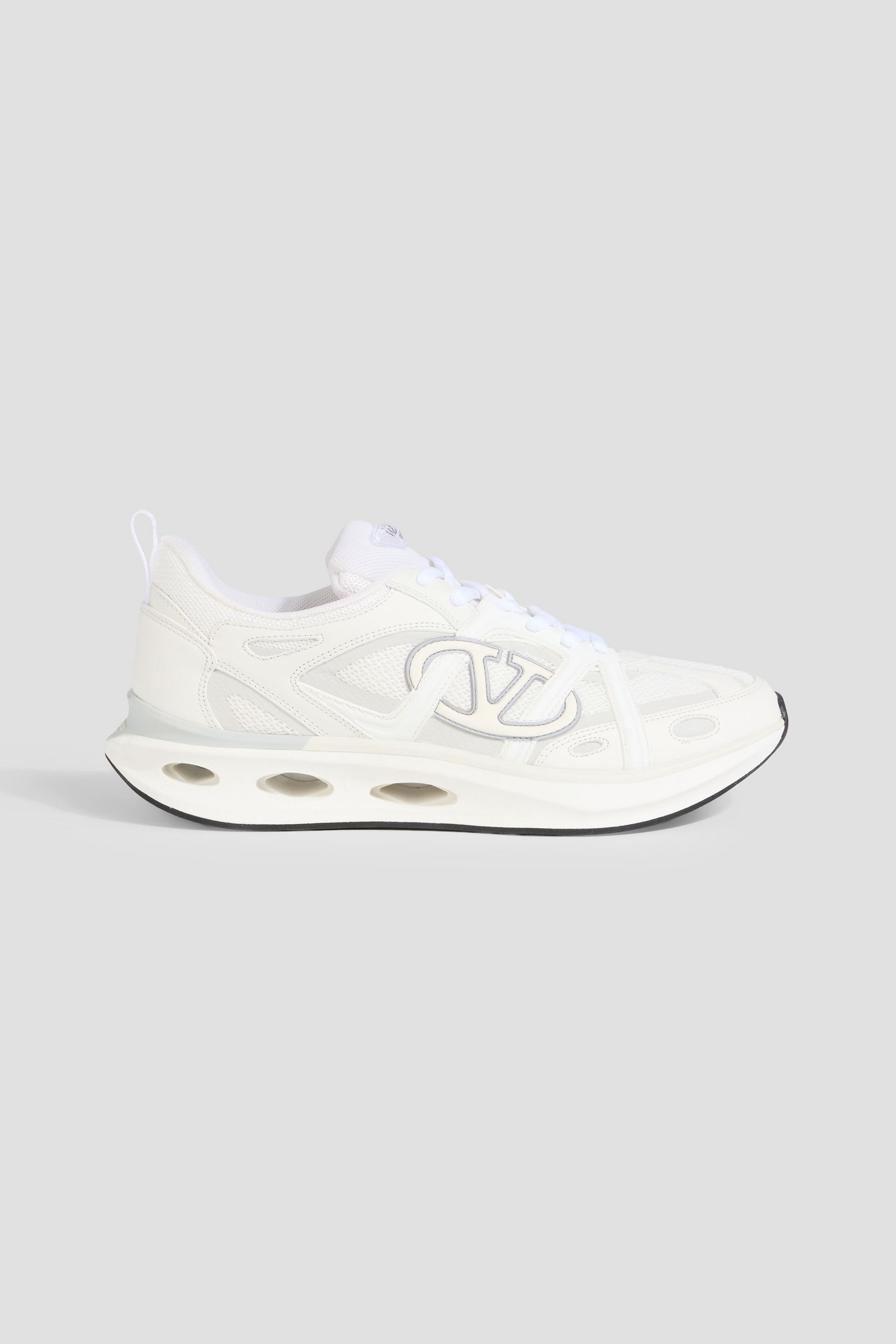 Valentino Garavani Easyjog leather and mesh sneakers