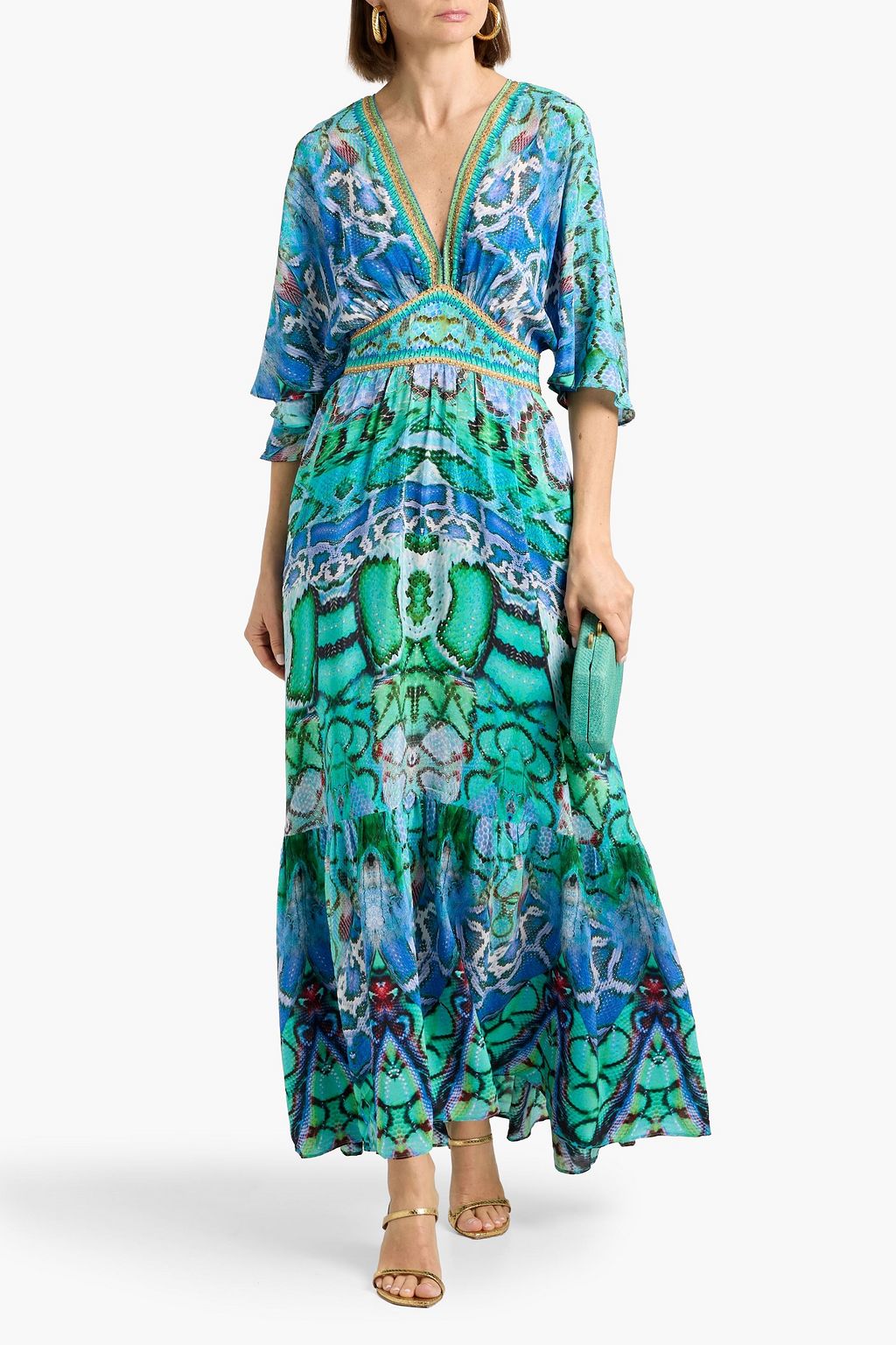 knee length dresses for ladies Maxi Dress Black main image 0