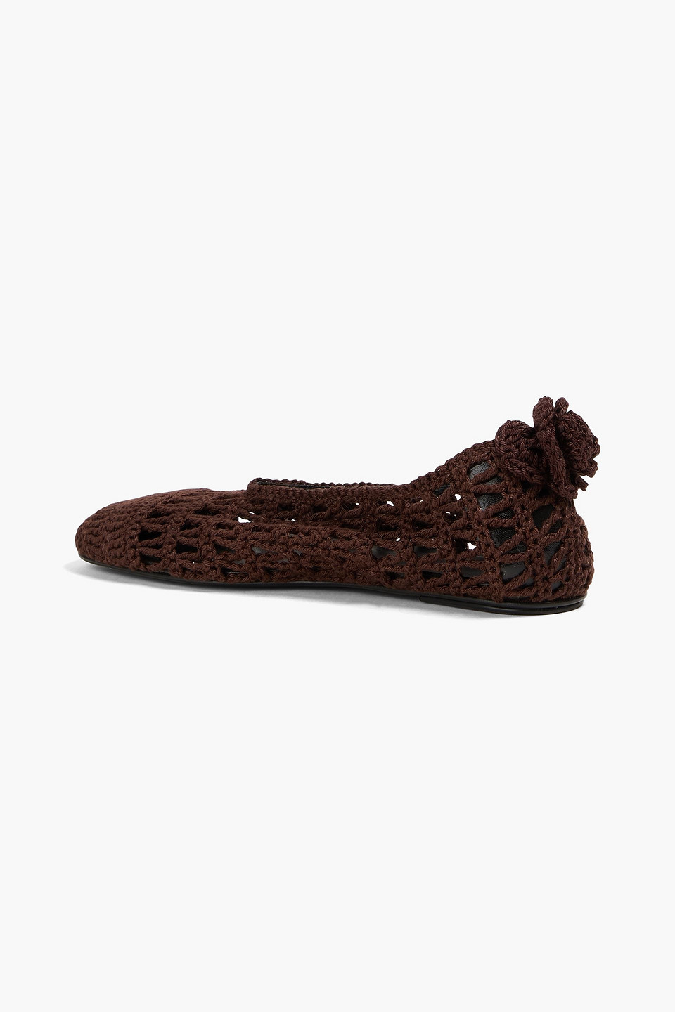  Magda Butrym - Crocheted Ballet Flats - Brown - Eu 38.5 