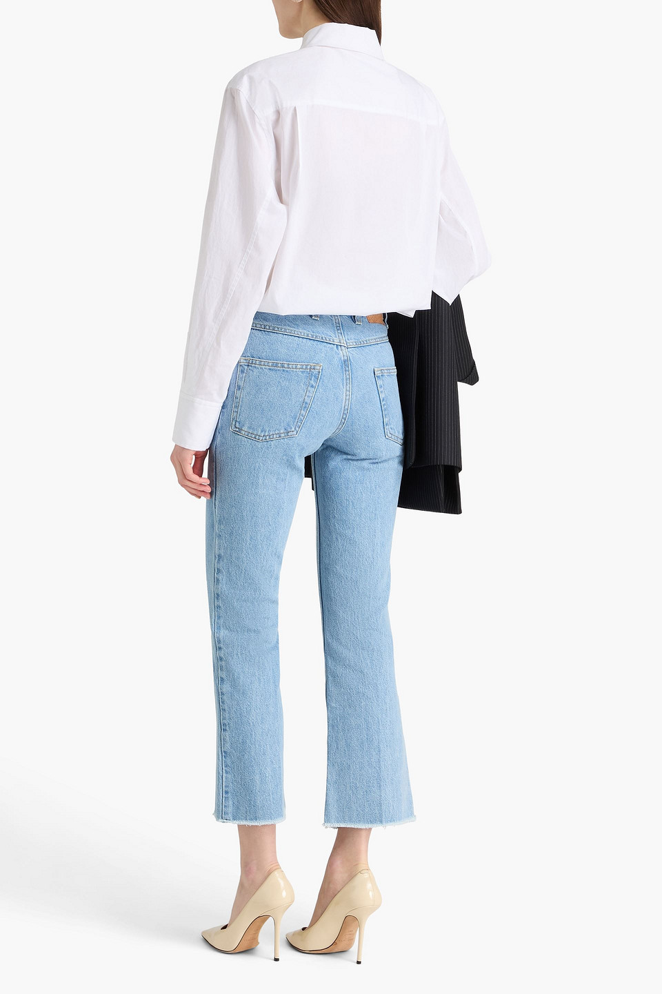  Magda Butrym - Halbhohe Kick-flare-jeans - Blau - Fr 42 