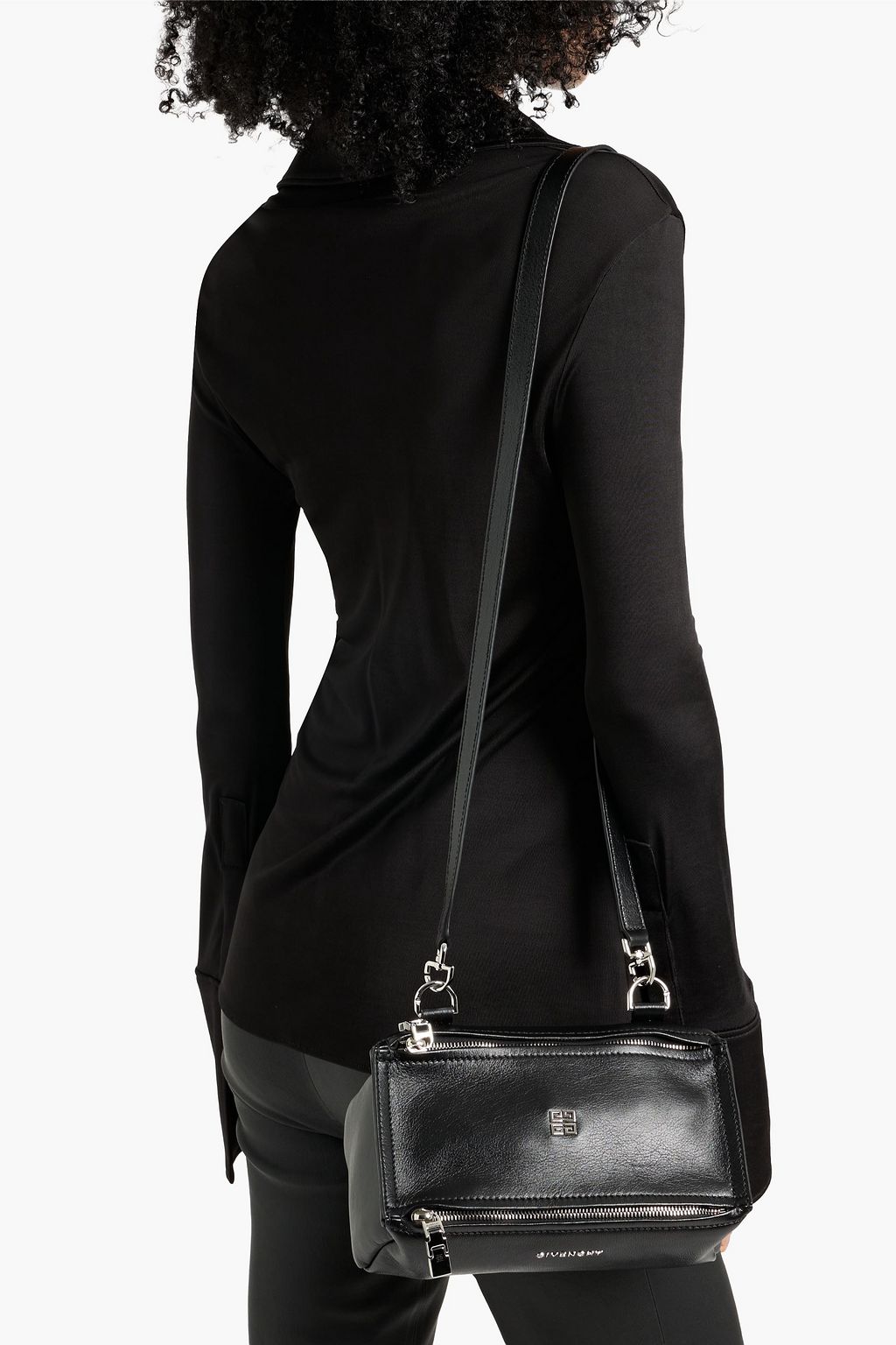 GIVENCHY Pandora mini pebbled-leather cross-body bag | THE OUTNET