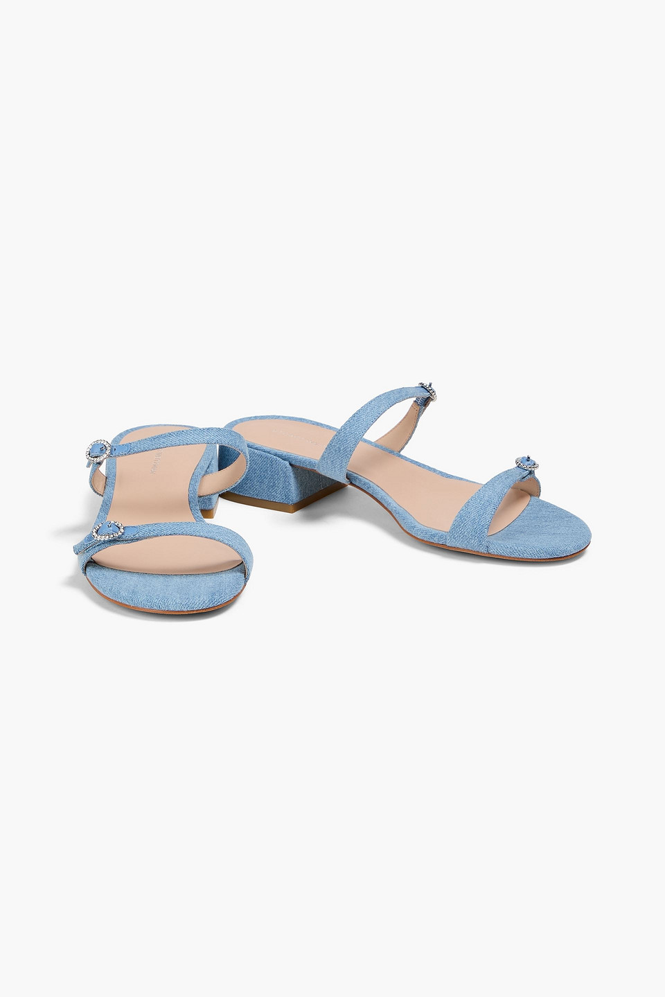  Stuart Weitzman - Ginger Denim Mules - Blue - Us 7 