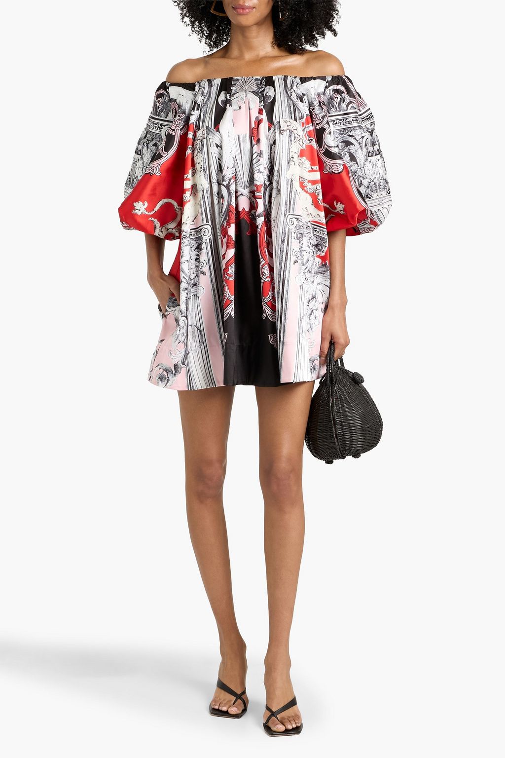 camilla off the shoulder dress Camilla Off-the-Shoulder Dress in Egyptian Rose