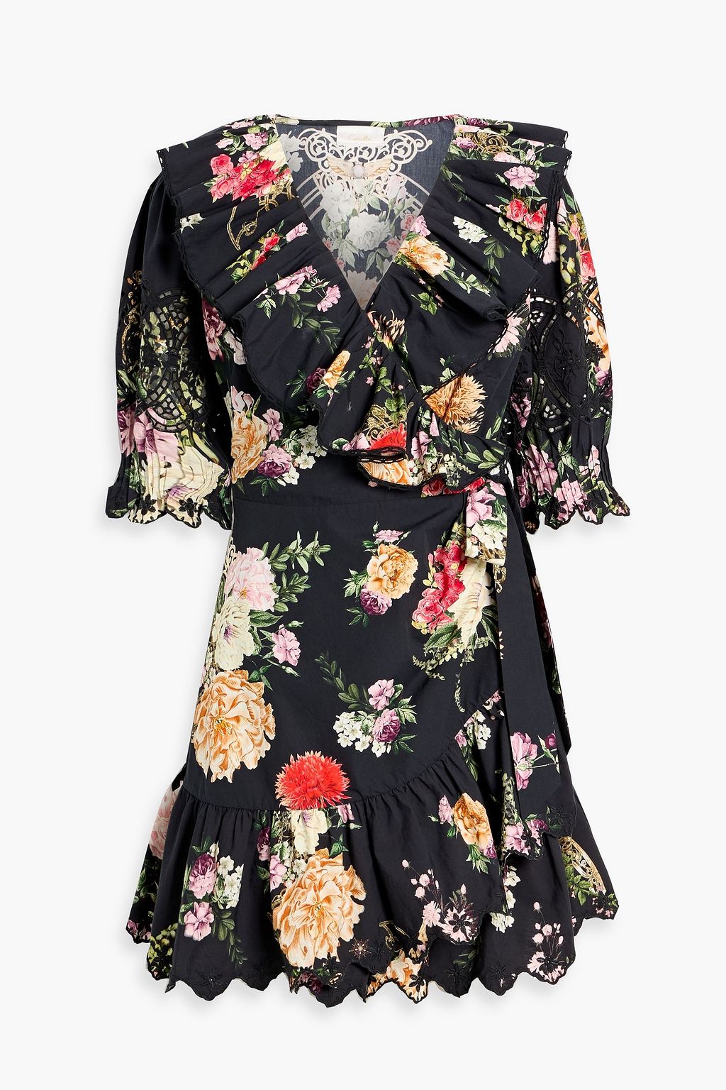 dress with scarf mini Jluxlabel Women's Scarf Draped Mini Dress