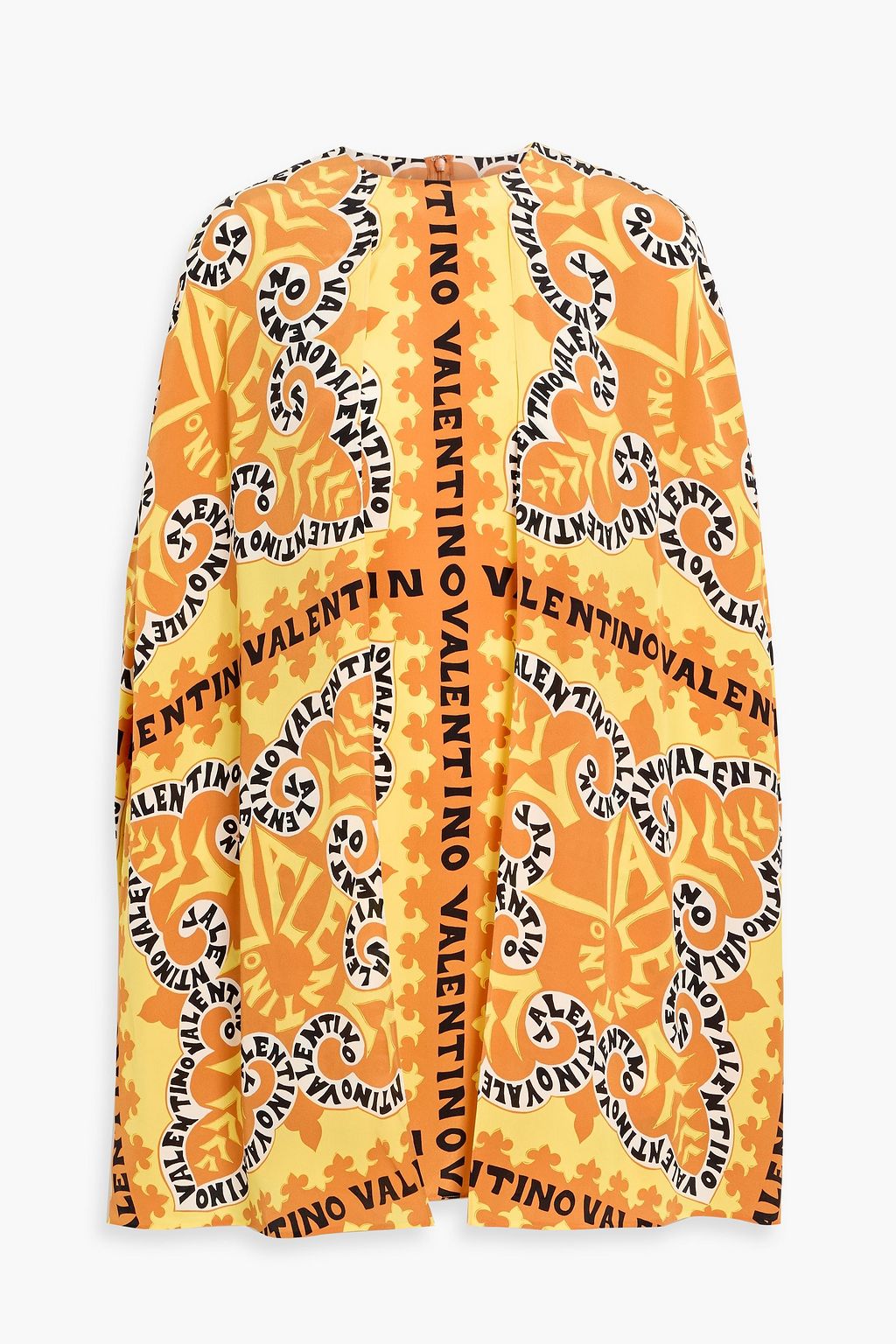 valentino printed silk dress Valentino, Printed silk twill shirt dress, Women, Brown, US 6, Dresses