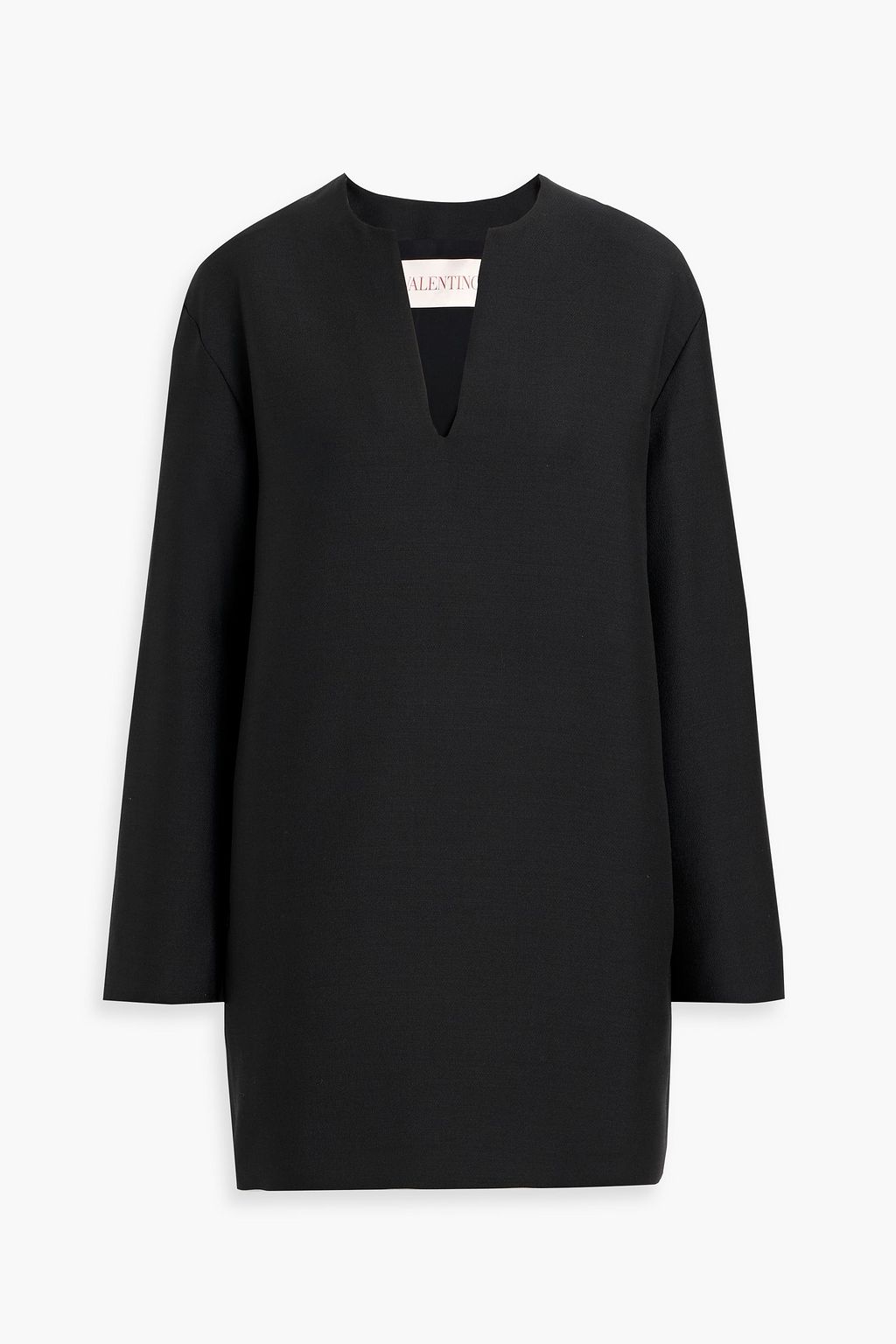 VALENTINO GARAVANI Wool and silk-blend crepe mini dress | THE OUTNET
