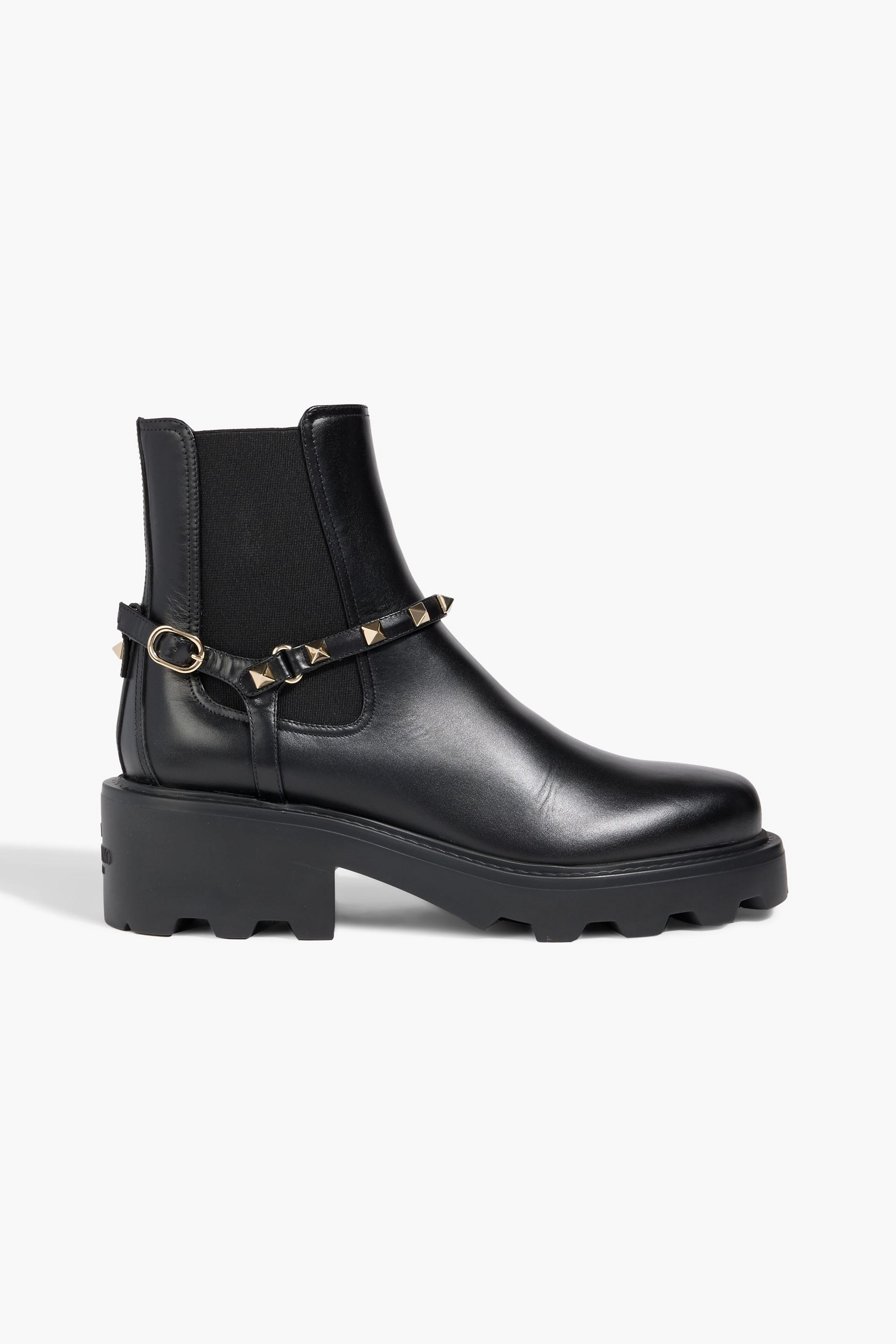 Valentino Garavani Beatle Rockstud 55 leather Chelsea boots