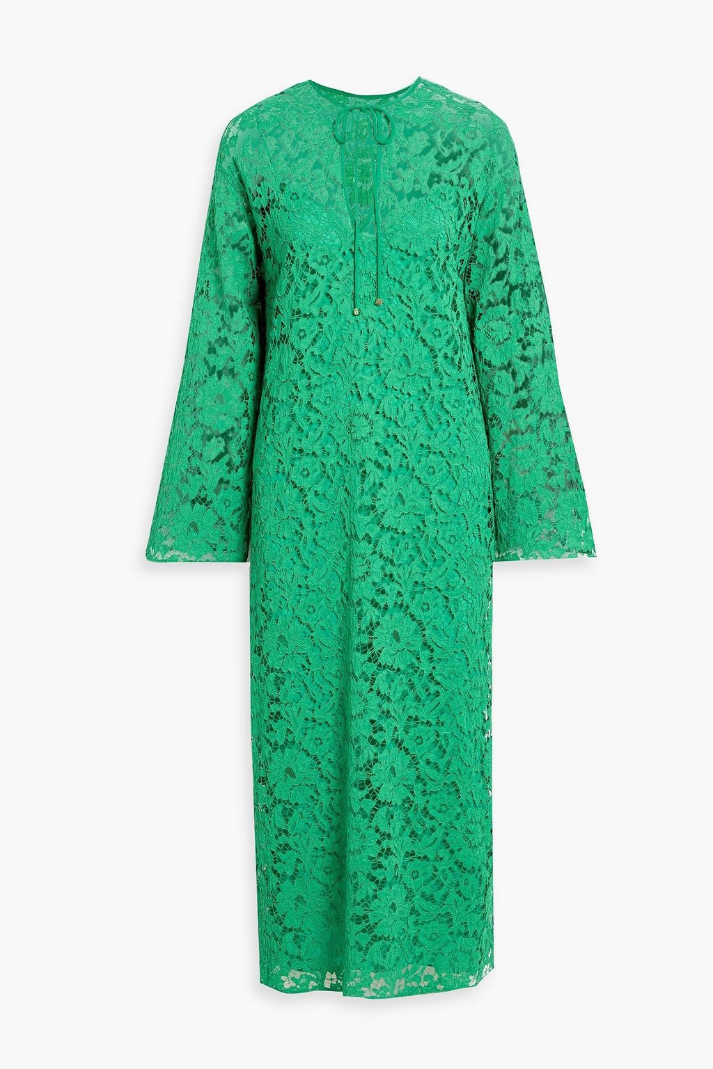 VALENTINO GARAVANI Corded lace midi dress | THE OUTNET