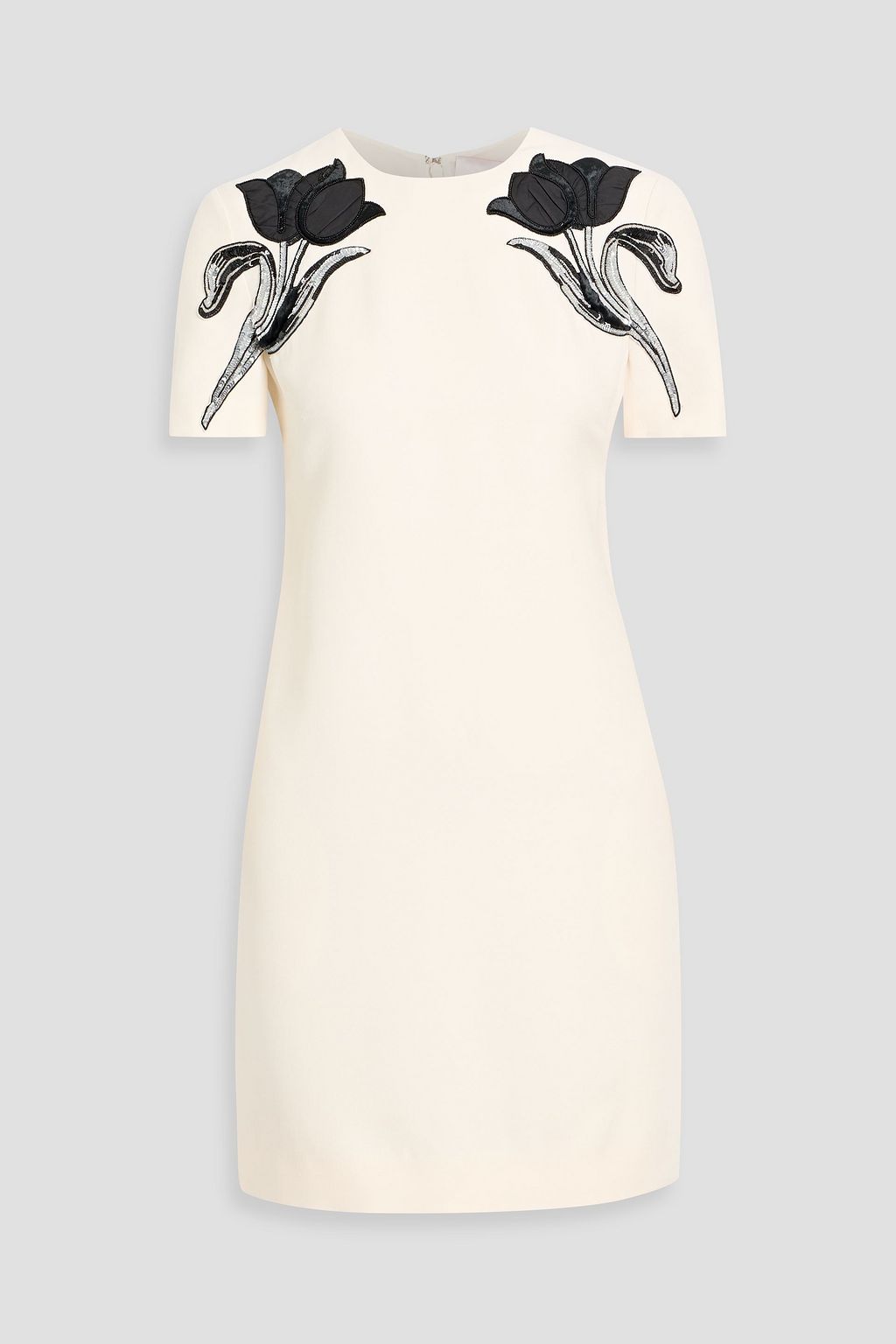 Valentino Garavani Floral-Embroidered Shoulder Mini Dress, Ivoryblk, Women's, 38 It (2 Us), Cocktail & Party Wedding Guest Dresses Mini Dresses Valentino Garavani Floral-Embroidered Shoulder Mini Dress, Ivoryblk, Women's, 38 It (2 Us), Cocktail & Party Wedding Guest Dresses Mini Dresses