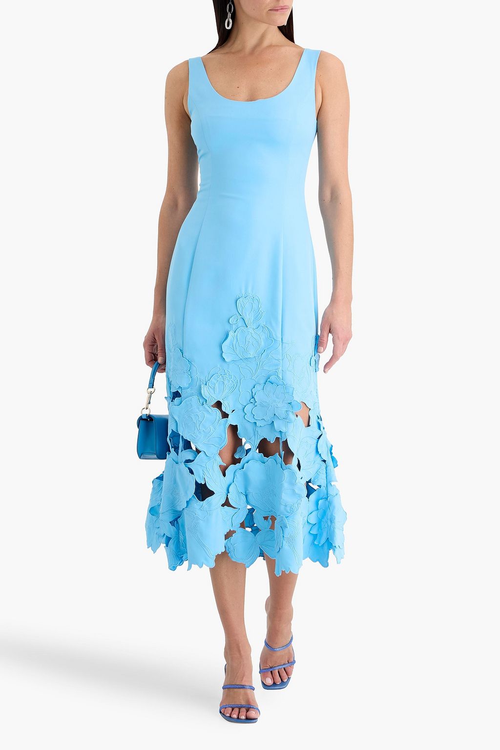chinese dress ladies Odette Lace Midi Dress