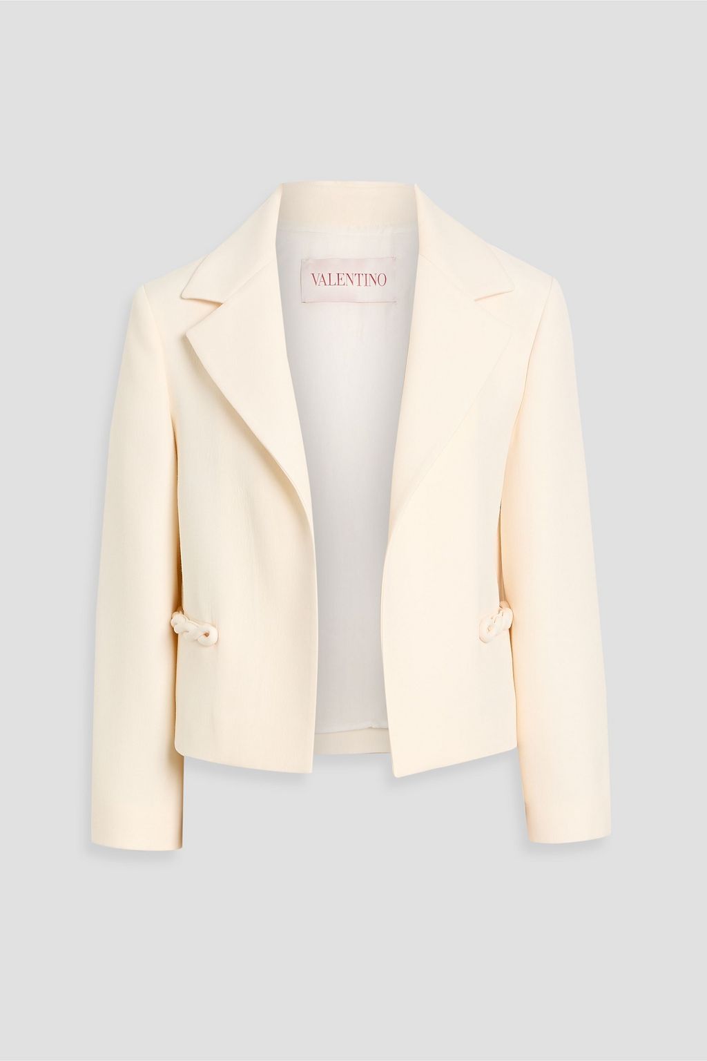 VALENTINO GARAVANI Wool and silk-blend crepe blazer | THE OUTNET