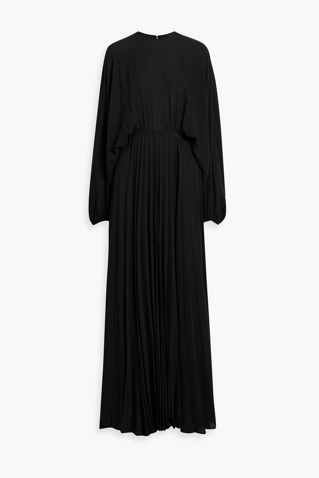 VALENTINO GARAVANI Pleated silk-crepe gown | THE OUTNET